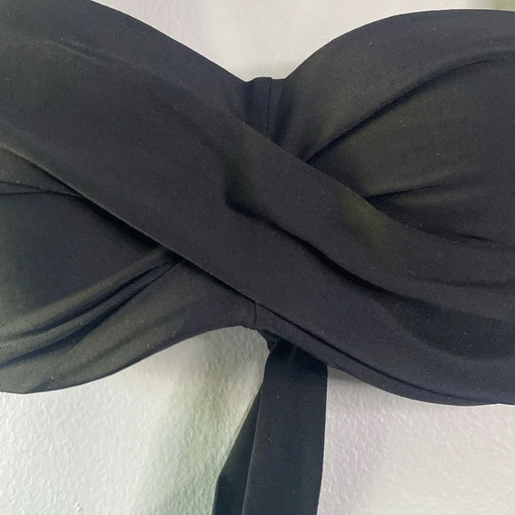 Amazon black and gold bathing suit top size small - Picture 4 of 8